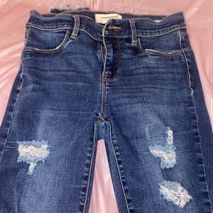 Pacsun Ankle Jeggings, medium wash